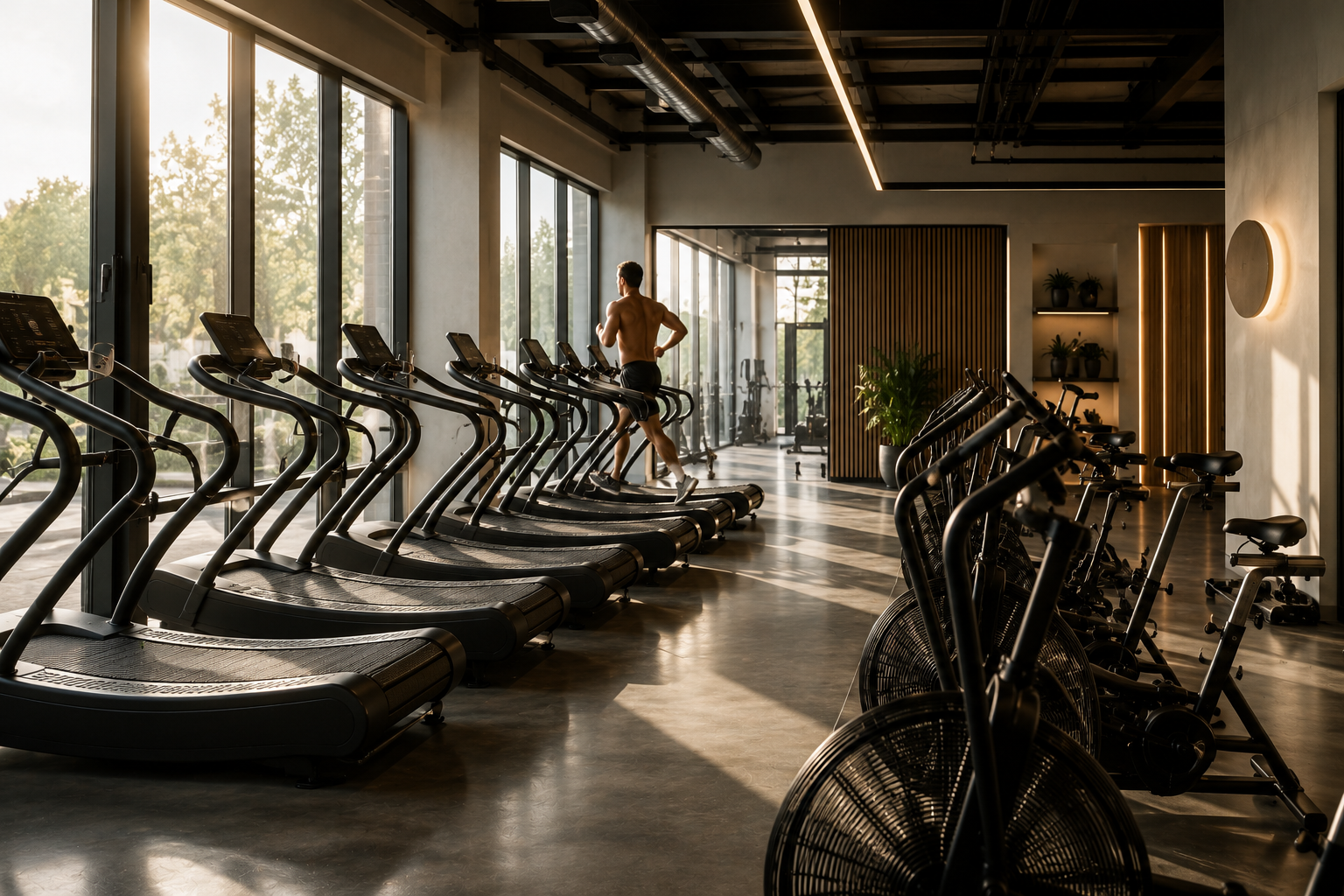 Équipement cardio moderne