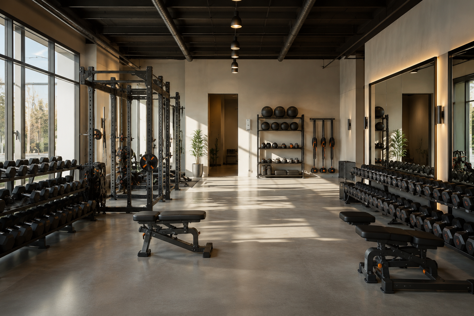Salle de sport moderne